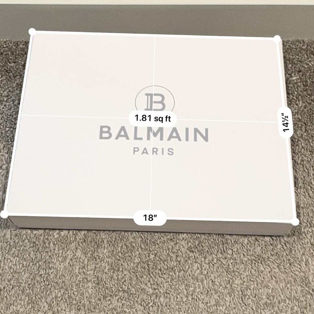 Balmain White Storage Box - Picture 2 of 6